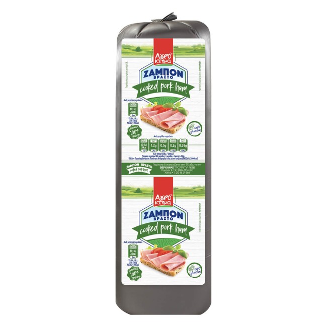 Αγρόκτημα Ζαμπόν χωρίς Γλουτένη, 200gr ~ 10 φέτες Αγρόκτημα Ζαμπόν χωρίς Γλουτένη, 200gr ~ 10 φέτες