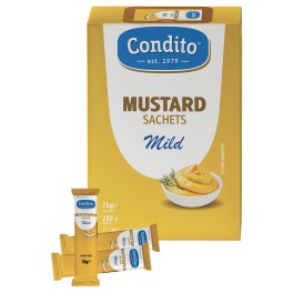 Condito Μουστάρδα Απαλή Φακελάκι 10gr x 200τμχ