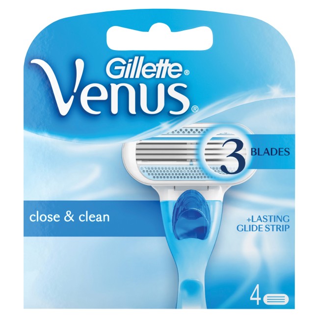Gillette Venus Ανταλλακτικά Ξυριστικής Μηχανής 4 Τεμάχια
