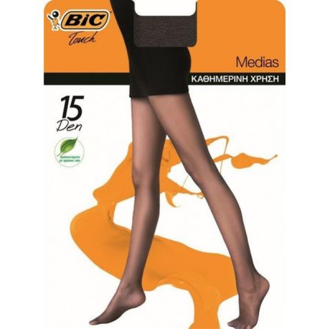 Bic Medias καλσόν 15D μελί small συσκευασία