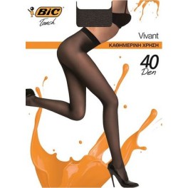 Bic Vivant Καλσόν 40D Μαύρο Extra Large