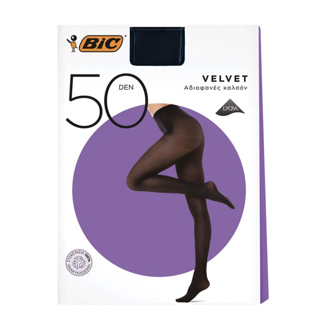 Bic Velvet Καλσόν 50D Μεικτό Large