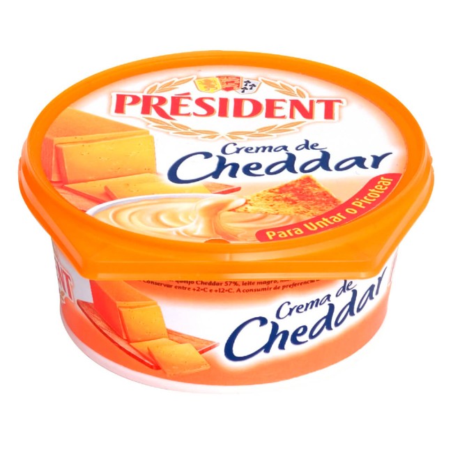 President Τυρί Κρέμα Cheddar 125gr