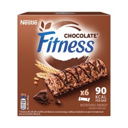Fitness Μπάρες Δημητριακών Σοκολάτα 6x23,5g