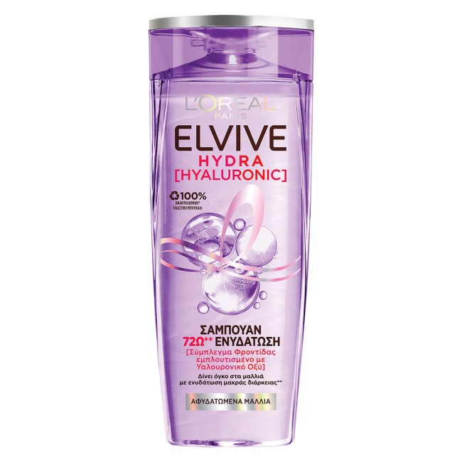 Elvive Hydra Hyaluronic σαμπουάν ενυδάτωσης μαλλιών 400ml