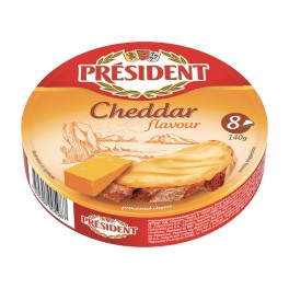 President Cheddar Τυράκια Τρίγωνα Τετηγμένα 140gr