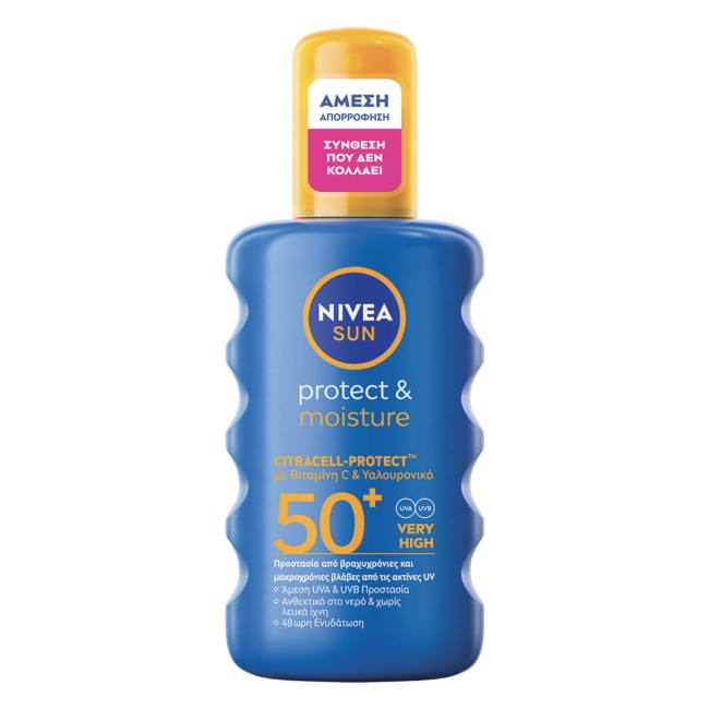 Nivea Sun Spray Protect & Moisture SPF50+ 200ml Nivea Sun Spray Protect & Moisture SPF50+ 200ml