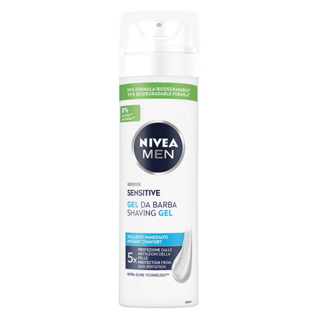Nivea For Men Gel Ξυρίσματος Sensitive 200ml