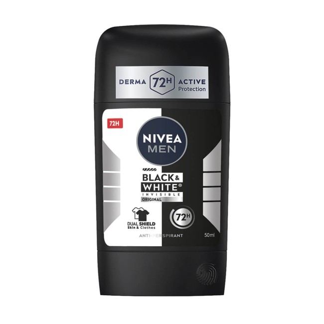 Nivea Deo Black & White Invisible Original Ανδρικό Αποσμητικό Stick 50ml