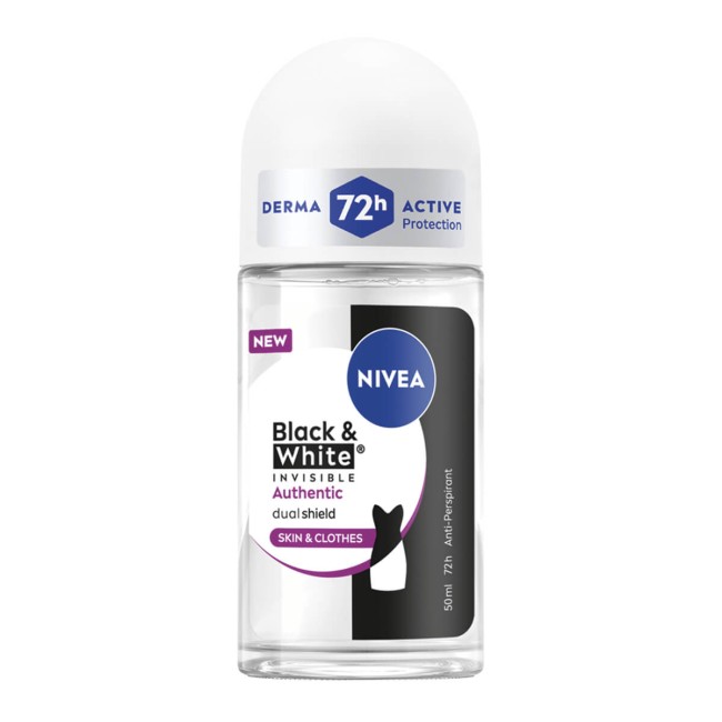 Nivea Black & White Γυναικείο Αποσμητικό Roll On 50ml