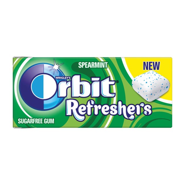 Orbit Refreshers Τσίκλες Spearmint 15,6gr
