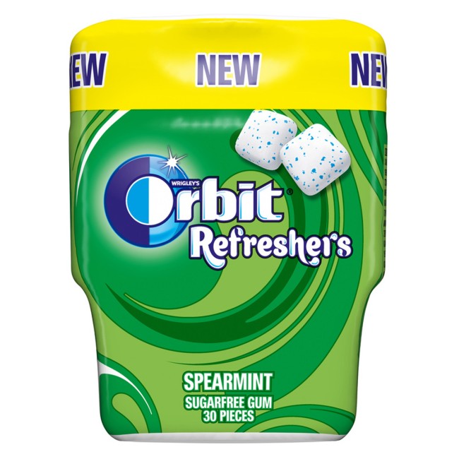 Orbit Refreshers Τσίκλες Spearmint 67g