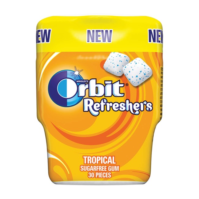 Orbit Τσίκλες Refreshers Tropical 30 κουφέτα