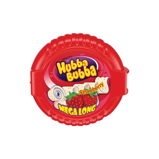 Hubba Bubba Τσίχλα Φράουλα Mega Long
