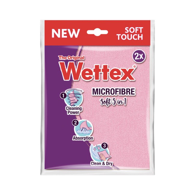 Wettex Πετσέτες Μικροϊνών Sofy 3in1 2τμχ Wettex Πετσέτες Μικροϊνών Sofy 3in1 2τμχ