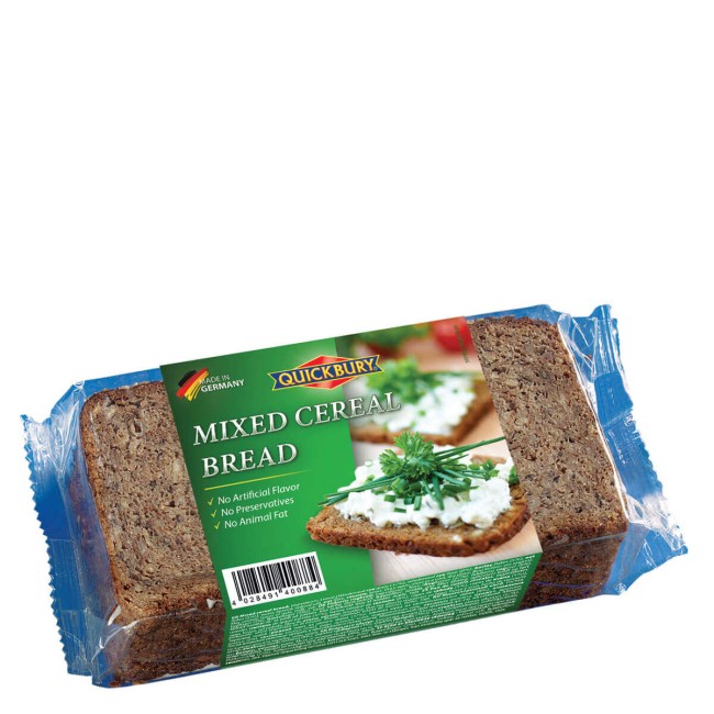 Quickbury Ψωμί Μαύρο Πολύσπορο 500gr