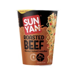 Sun Yan Instant Nooodles Μοσχάρι Κύπελλο 65gr