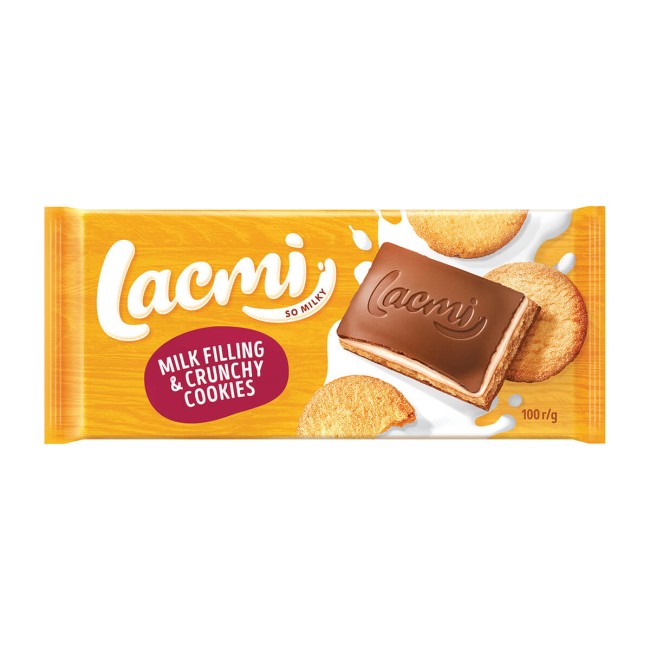 Lacmi Σοκολάτα Γεμιστή Μπισκότο 100gr