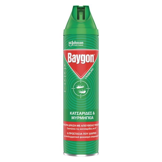 Baygon Spray Κατσαριδοκτόνο 400ml