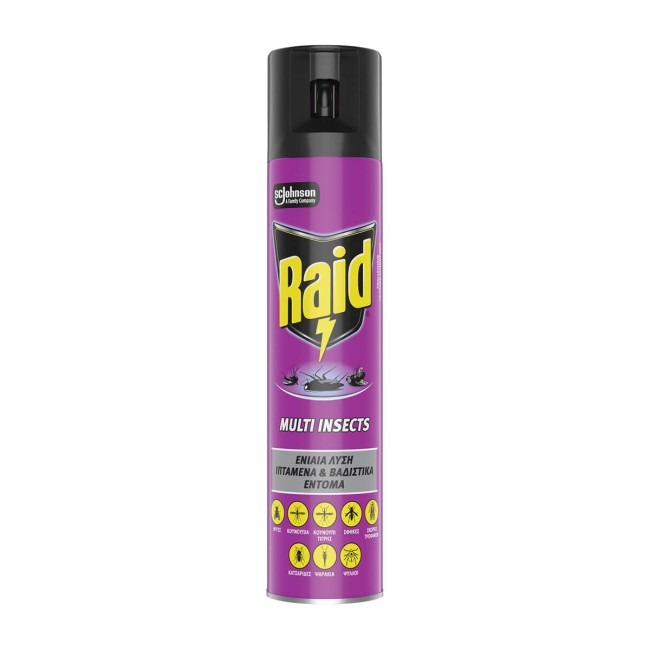 Raid Multi Insects Αεροζόλ Εντομοαπωθητικό 300ml