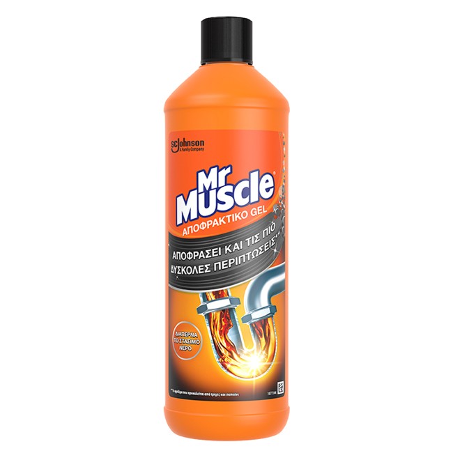 Mr Muscle Αποφρακτικό Gel 1Lt Mr Muscle Αποφρακτικό Gel 1Lt