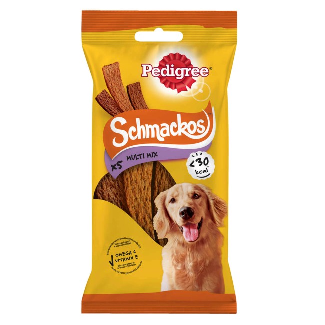 Pedigree Schmackos Multy 5 τεμάχια λιχουδιές σκύλου μαλακά σνακ