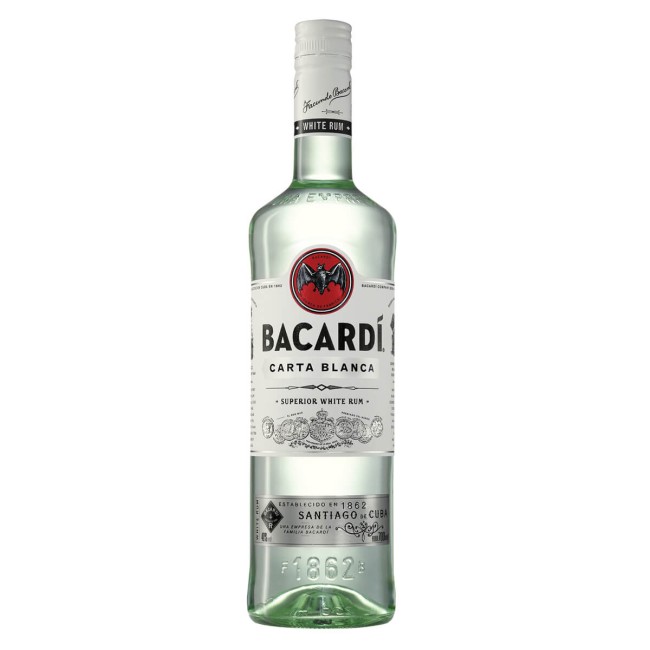 Bacardi Rum White Ρούμι 37,5% Αλκοόλ 700ml Bacardi Rum White Ρούμι 37,5% Αλκοόλ 700ml