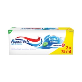 Aquafresh Οδοντόκρεμα Fresh & Minty 2x75ml