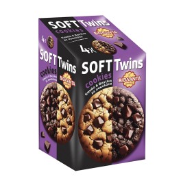 Βιολάντα Soft Twins Cookies Κακάο & Βανίλια-Σοκολάτα 160gr