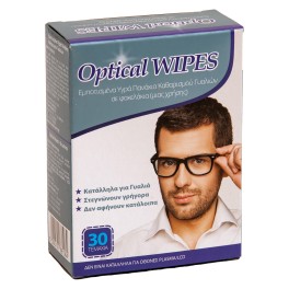 Optical Wipes Πανάκια Γυαλιών 30τμχ