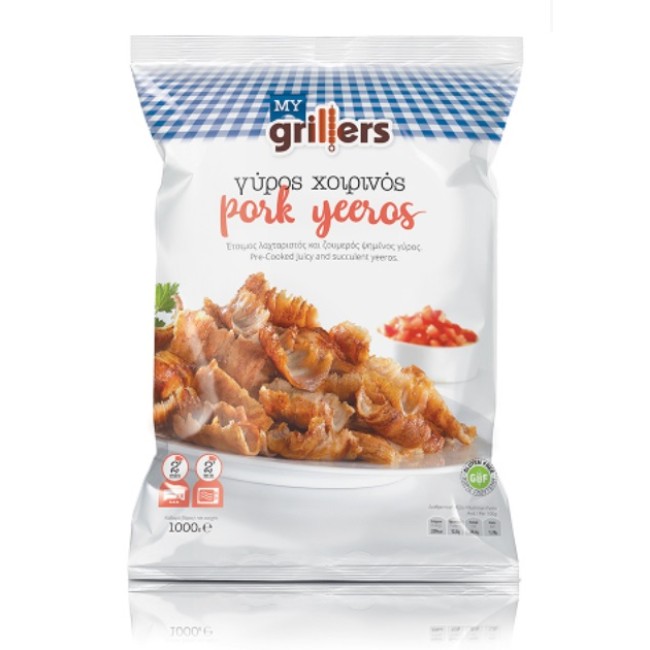 Megas Yeeros Grillers Γύρος Χοιρινός 1kg Megas Yeeros Grillers Γύρος Χοιρινός 1kg