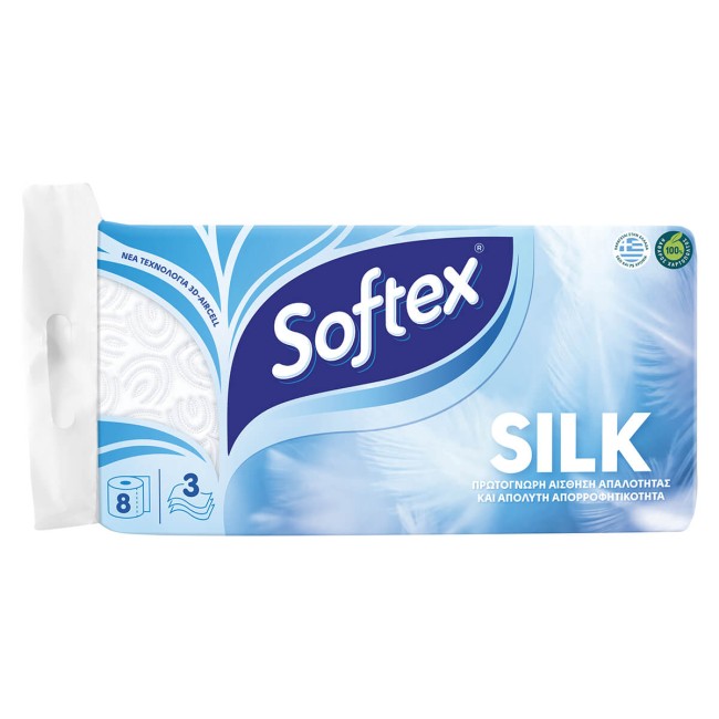 Softex Χαρτί Υγείας Silk 8τμχ