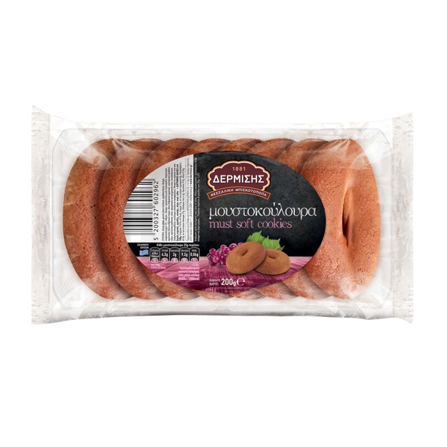 Δερμίσης Μουστοκούλουρα Μαλακά 200gr