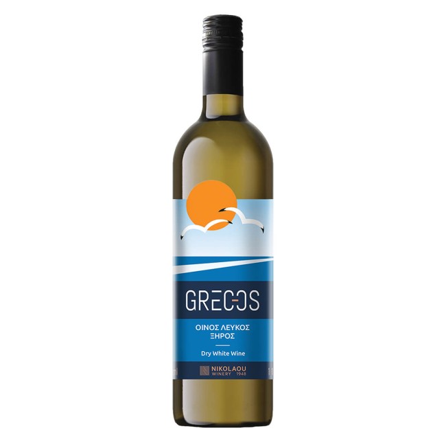 Grecos Οίνος Λευκός Ξηρός 750ml
