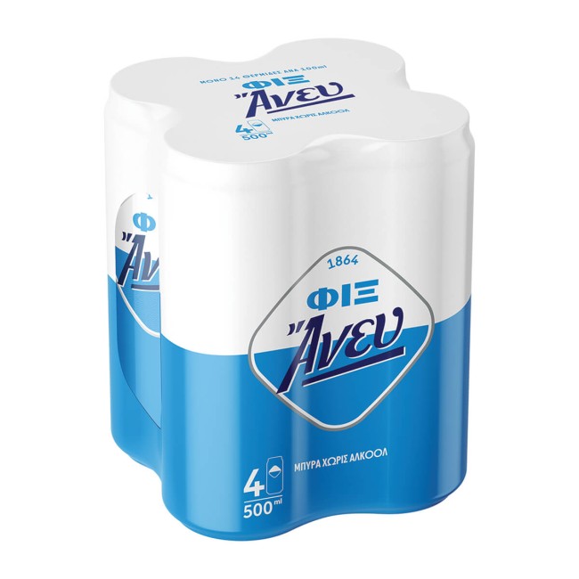 ΦΙΞ Ανευ Μπύρα 4x500ml