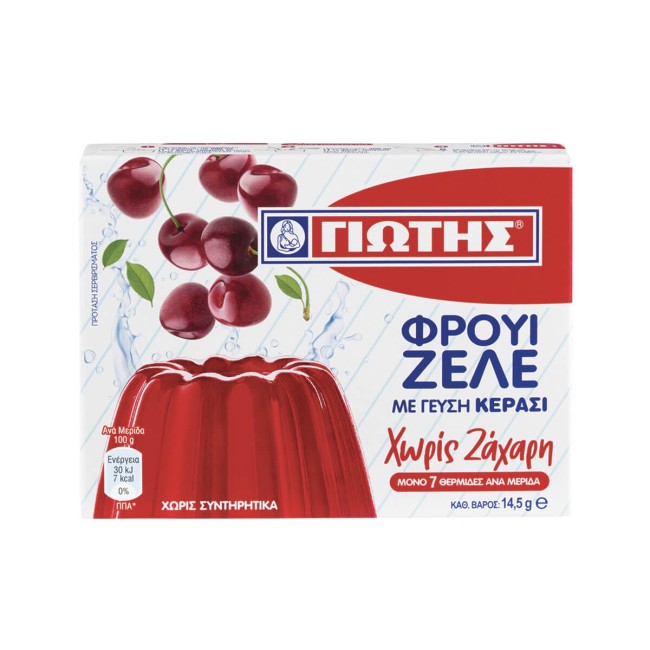 Γιώτης Φρουί Ζελέ Κεράσι Χωρίς Ζάχαρη 14,5gr