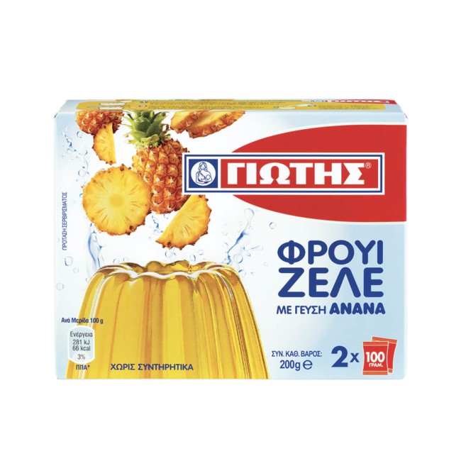 Γιώτης Φρουί Ζελέ Ανανάς 2x100gr