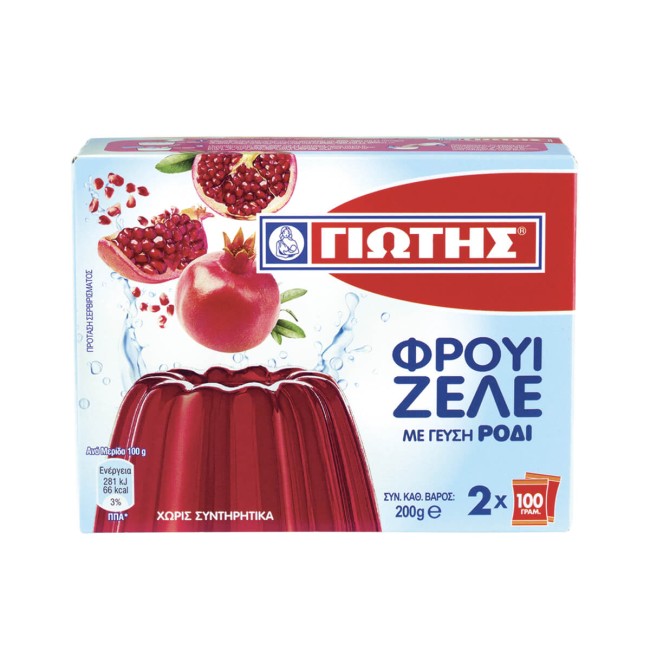 Γιώτης Φρουί Ζελέ Ρόδι 2x100gr