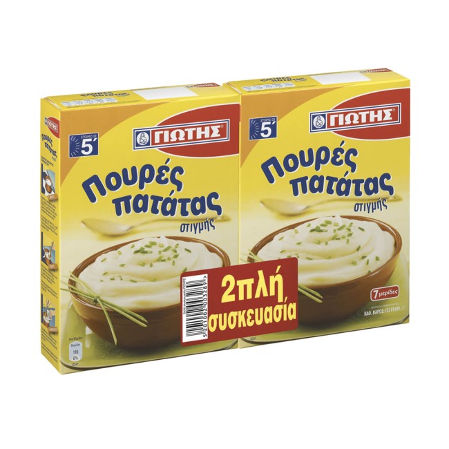 Γιώτης Πουρές Πατάτας 2x125gr