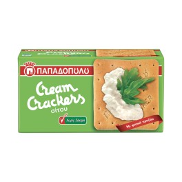 Παπαδοπούλου Cream Crackers Ω3 Χωρίς Ζάχαρη 165g