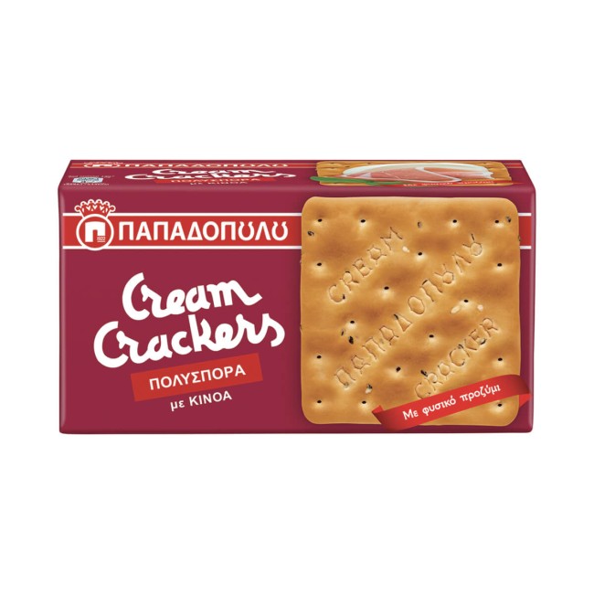 Παπαδοπούλου Cream Crackers Πολύσπορα 195g