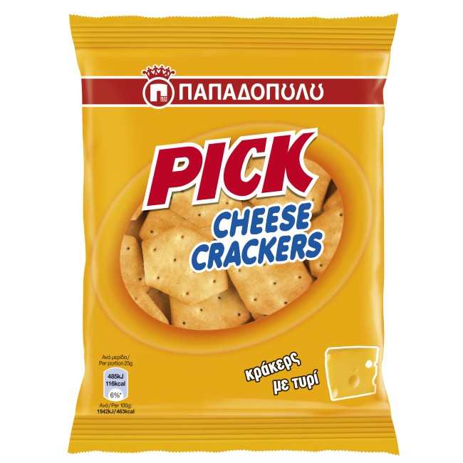 Παπαδοπούλου Pick Crackers Τυρί 45g