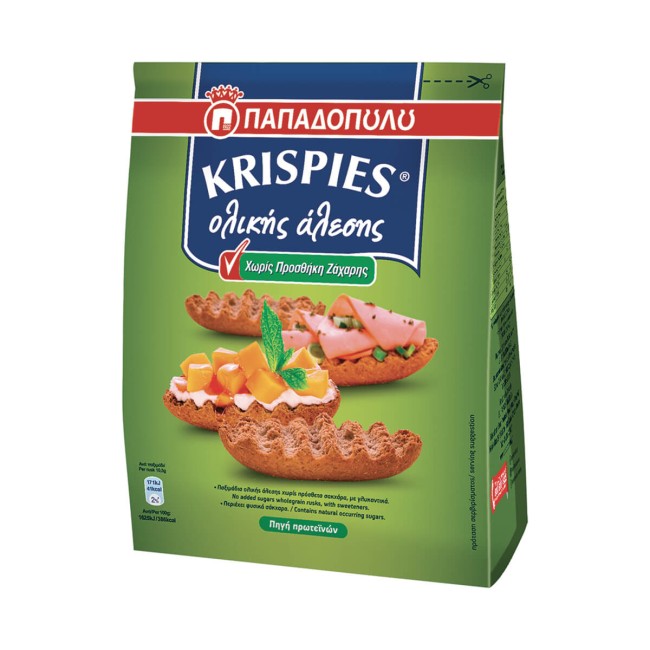 Παπαδοπούλου Krispies χωρίς Ζάχαρη 200g