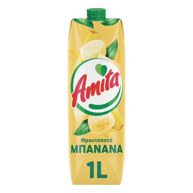AMITA 1L ΜΠΑΝΑΝΑ ΦΡΟΥΤΟΠΟΤΟ Μπανάνα