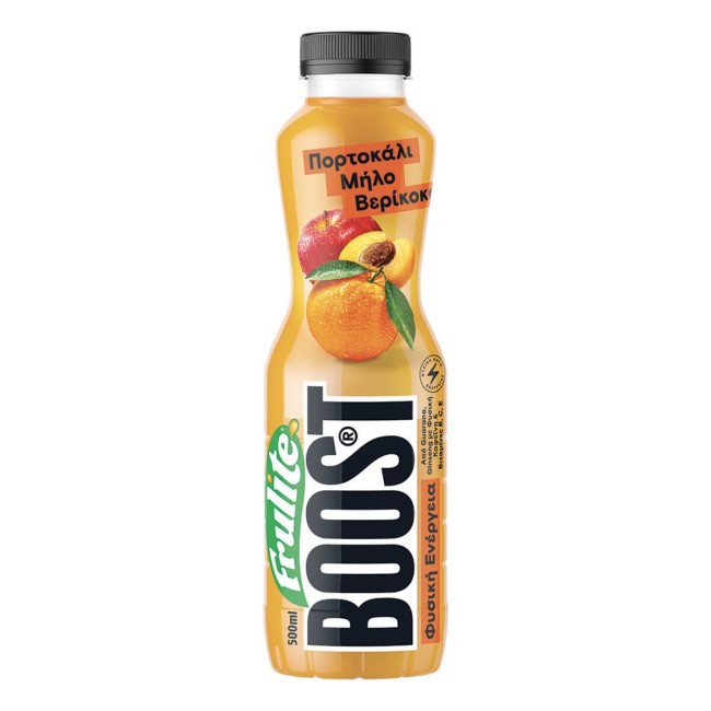 Frulite Boost Χυμός Πορτοκάλι, Μήλο, Βερίκοκο 500ml