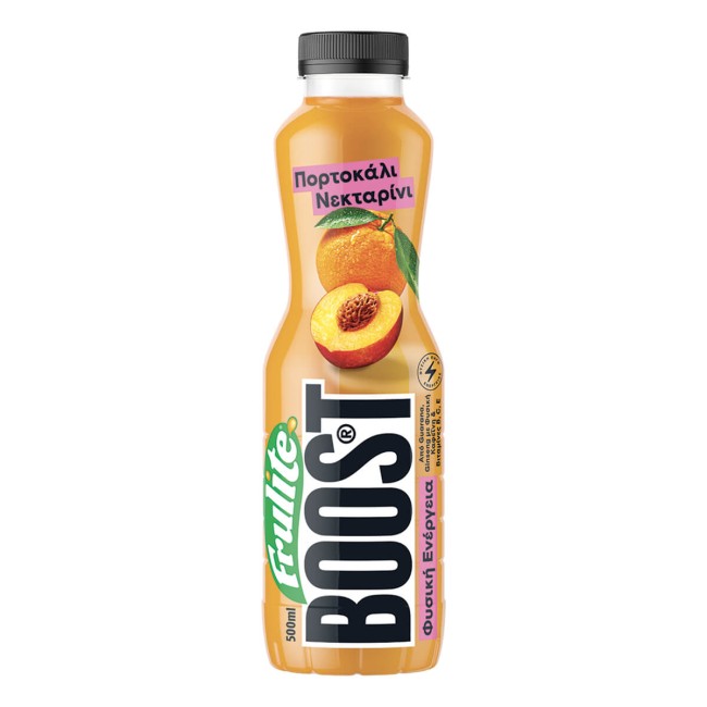 Frulite Boost Χυμός Πορτοκάλι, Νεκταρίνι 500ml