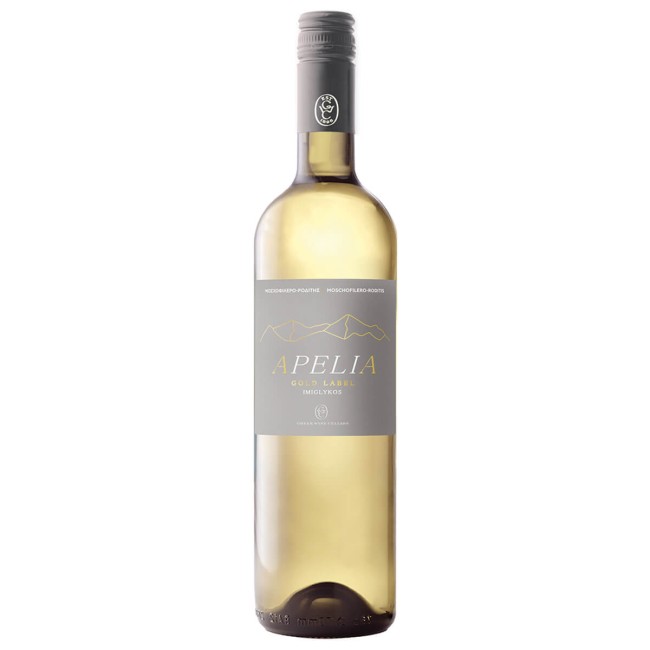 Apelia Λευκός Ημίγλυκος Ποικιλιακός Οίνος 750ml