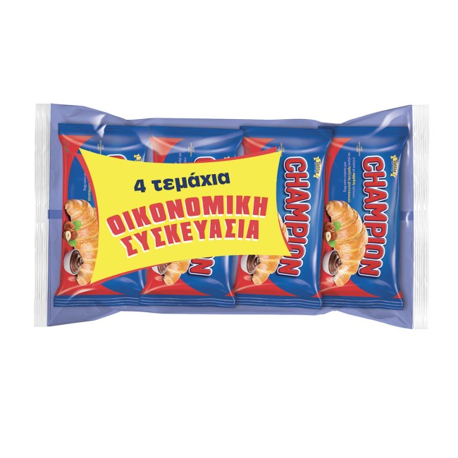 Champion Κρουασάν με Πραλίνα 4x70gr