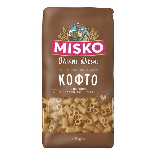 Misko Μακαρονάκι Κοφτό Όλικής Άλεσης 500gr