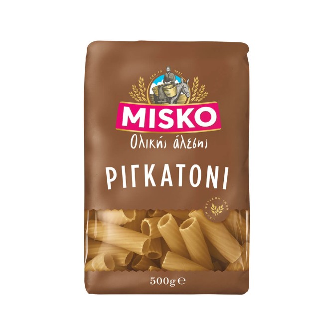 Misko Rigatoni Ολικής Άλεσης 500gr